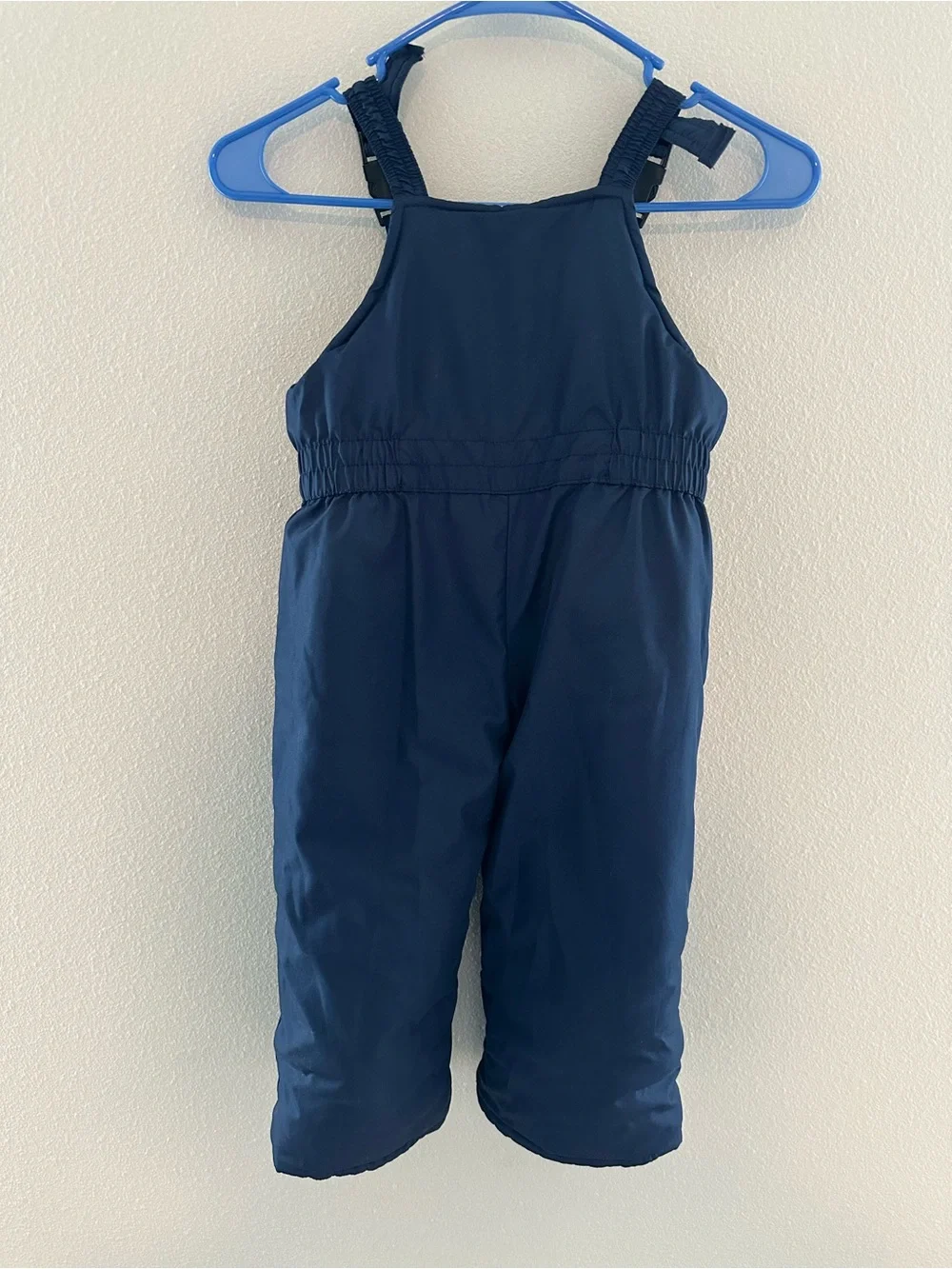 Kids' Hooded Puffer Jacket and Snow Pants in Gray and Blue
